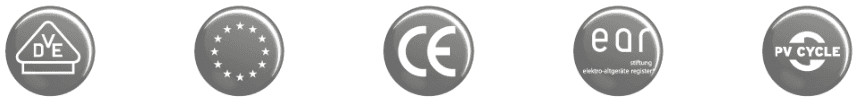 Certifications du produit
