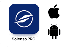 Pantalla de gestión de instalaciones de Solenso Pro