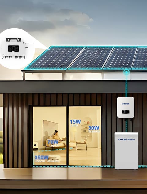 Vivienda equipada con la solución solar completa de Solenso