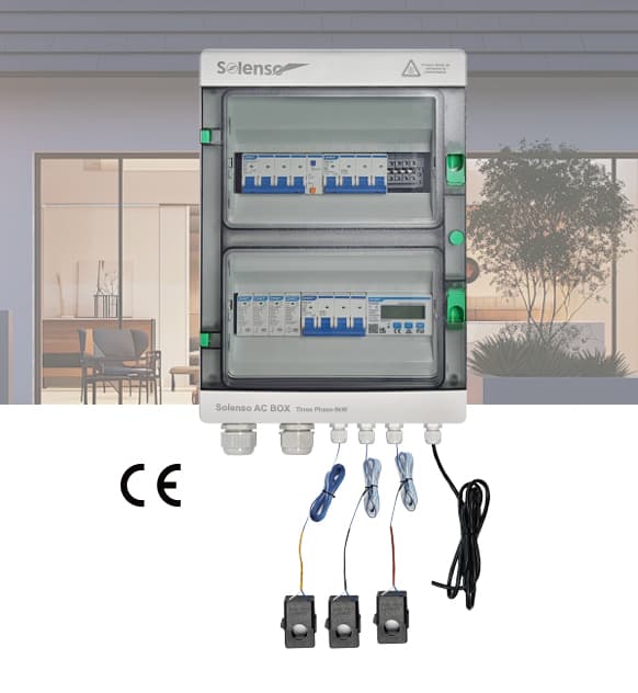 Cuadro de protección AC trifásico : AC BOX-T9 9 kW