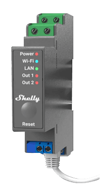 Módulo Shelly Pro 2 controlado por el EMS de Solenso